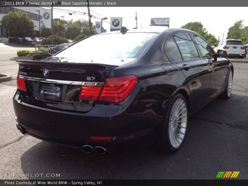 Black Sapphire Metallic / Black 2011 BMW 7 Series Alpina B7