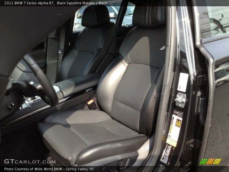 Black Sapphire Metallic / Black 2011 BMW 7 Series Alpina B7