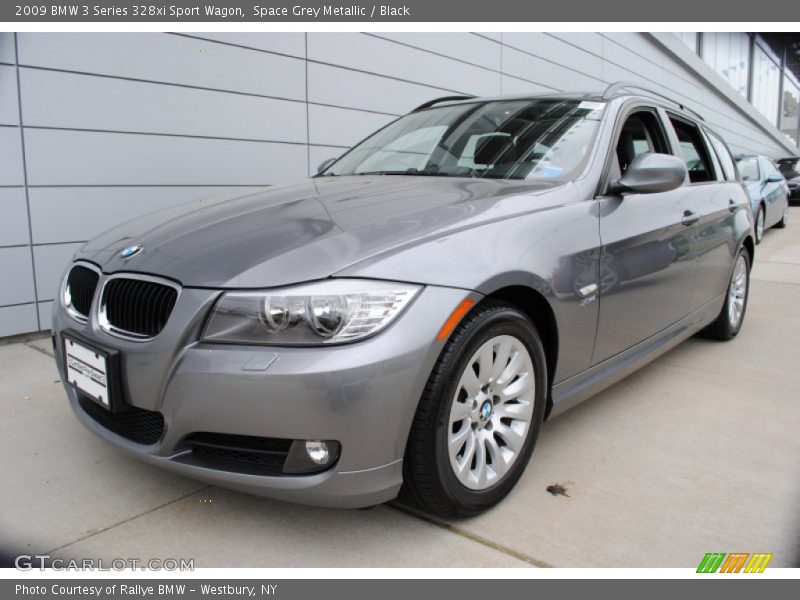 Space Grey Metallic / Black 2009 BMW 3 Series 328xi Sport Wagon