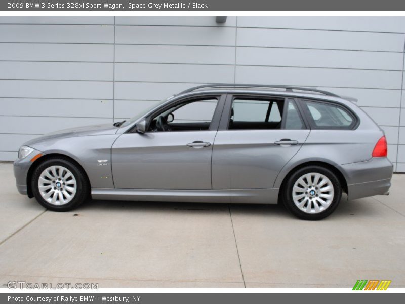 Space Grey Metallic / Black 2009 BMW 3 Series 328xi Sport Wagon