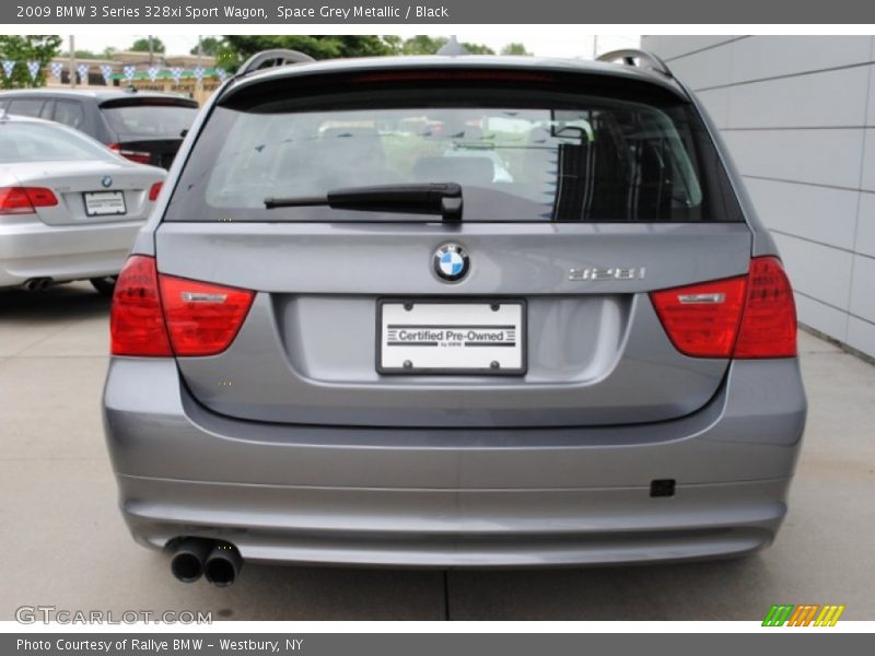 Space Grey Metallic / Black 2009 BMW 3 Series 328xi Sport Wagon