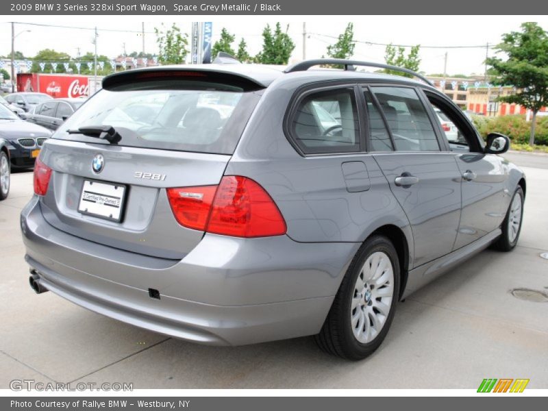 Space Grey Metallic / Black 2009 BMW 3 Series 328xi Sport Wagon