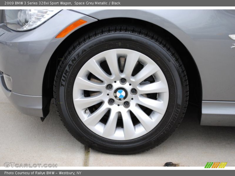 Space Grey Metallic / Black 2009 BMW 3 Series 328xi Sport Wagon