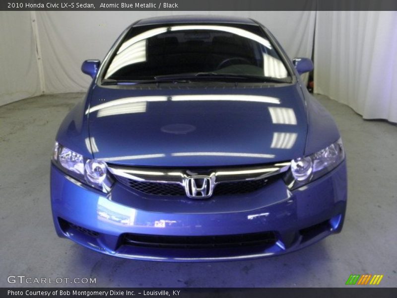 Atomic Blue Metallic / Black 2010 Honda Civic LX-S Sedan