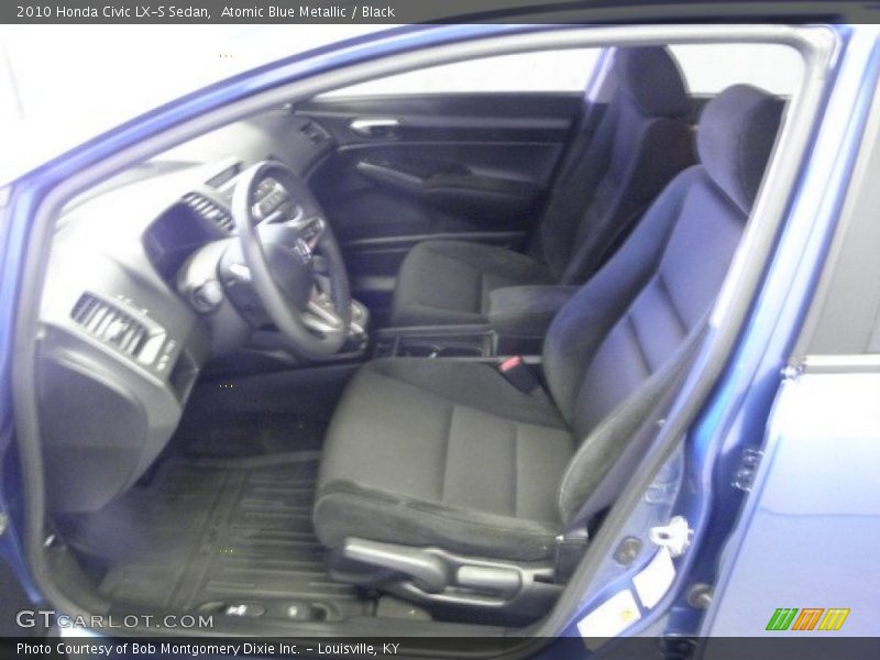 Atomic Blue Metallic / Black 2010 Honda Civic LX-S Sedan