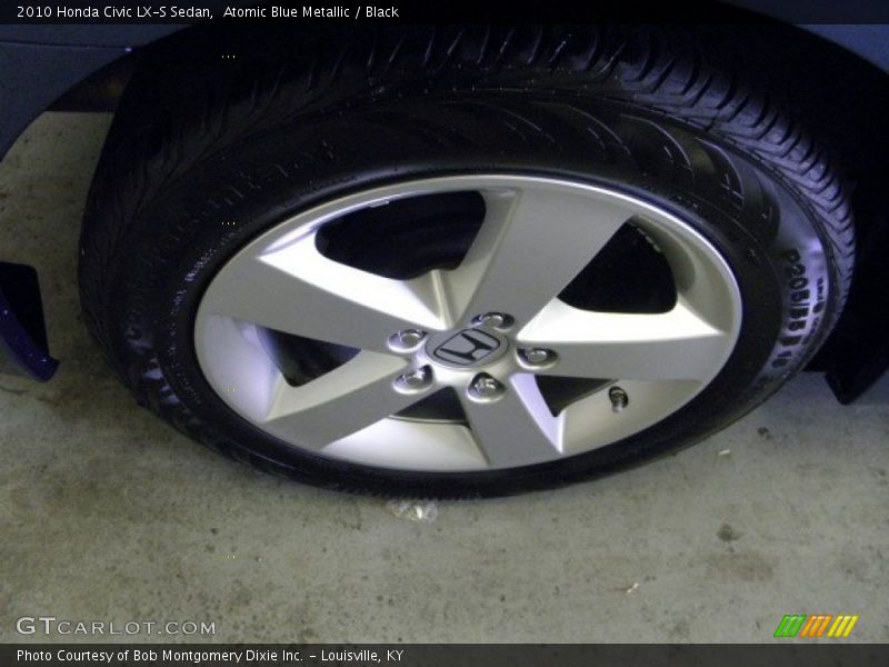 Atomic Blue Metallic / Black 2010 Honda Civic LX-S Sedan