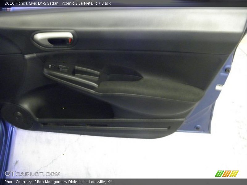 Atomic Blue Metallic / Black 2010 Honda Civic LX-S Sedan
