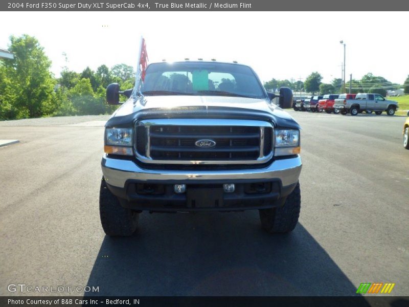 True Blue Metallic / Medium Flint 2004 Ford F350 Super Duty XLT SuperCab 4x4