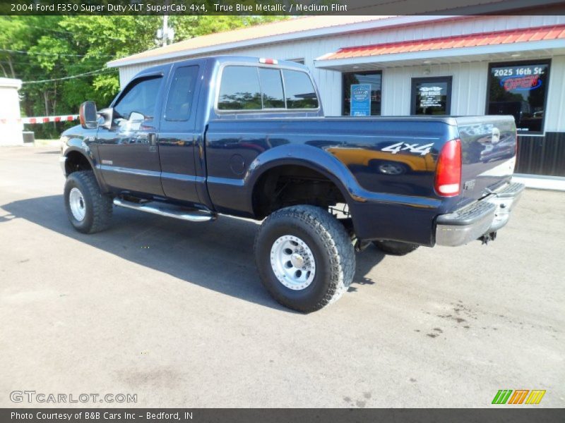 True Blue Metallic / Medium Flint 2004 Ford F350 Super Duty XLT SuperCab 4x4