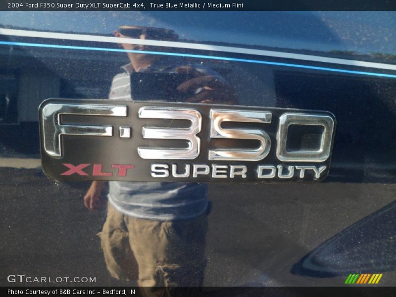 True Blue Metallic / Medium Flint 2004 Ford F350 Super Duty XLT SuperCab 4x4