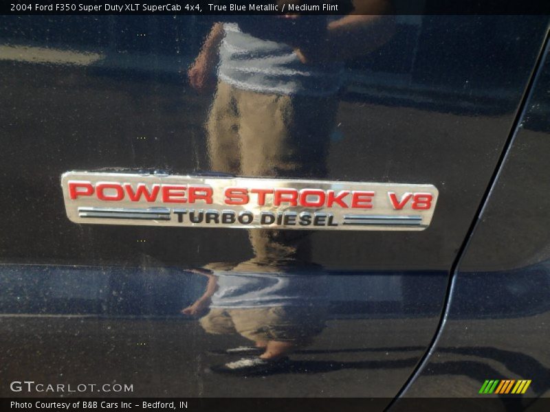 True Blue Metallic / Medium Flint 2004 Ford F350 Super Duty XLT SuperCab 4x4