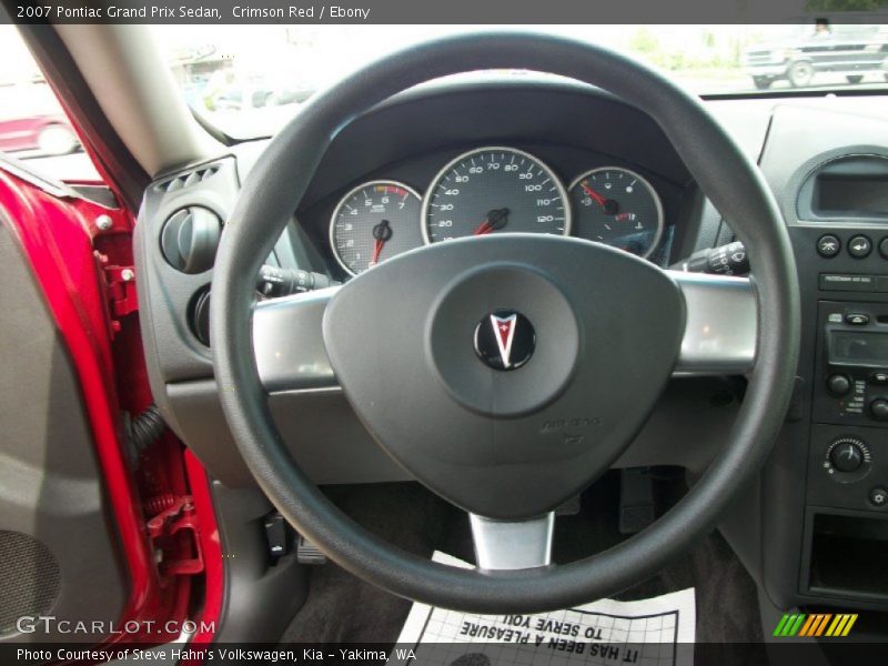 Crimson Red / Ebony 2007 Pontiac Grand Prix Sedan