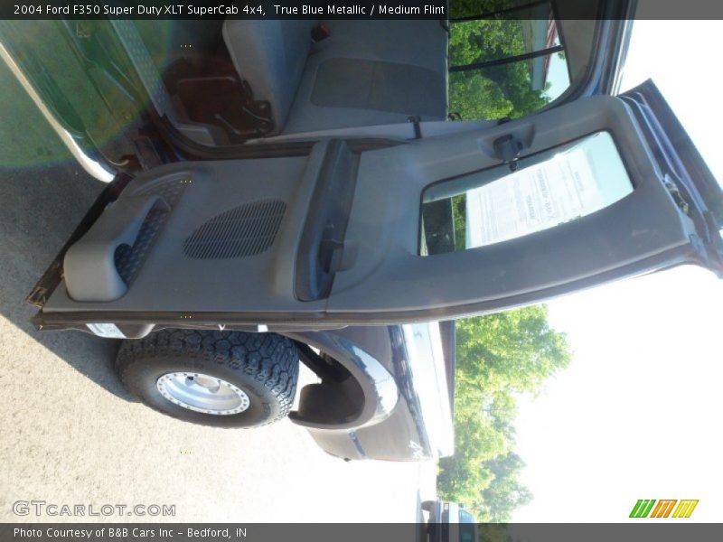 True Blue Metallic / Medium Flint 2004 Ford F350 Super Duty XLT SuperCab 4x4
