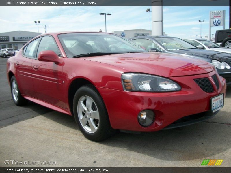 Crimson Red / Ebony 2007 Pontiac Grand Prix Sedan