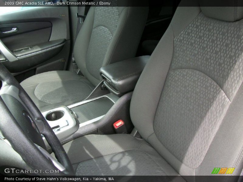 Dark Crimson Metallic / Ebony 2009 GMC Acadia SLE AWD