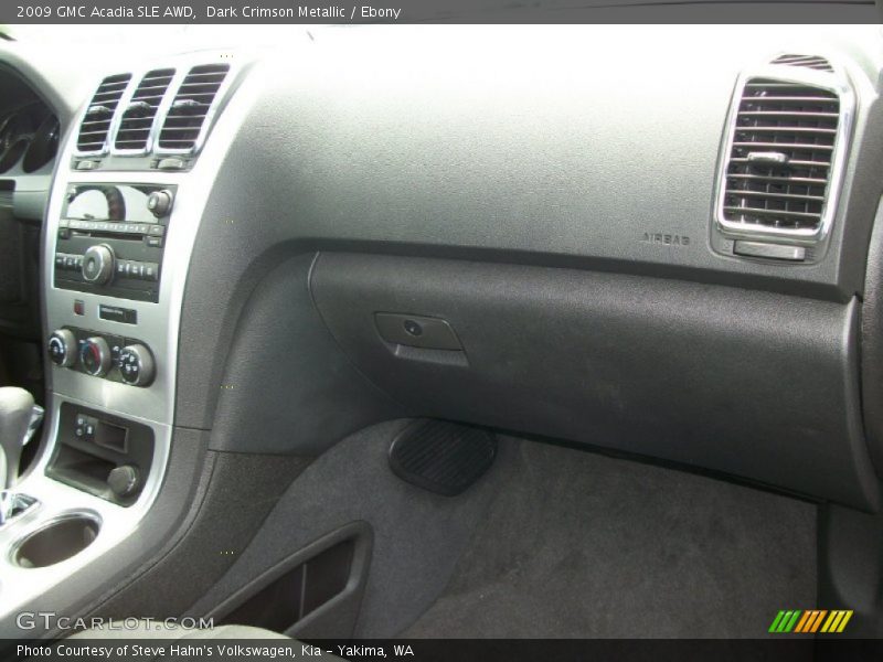 Dark Crimson Metallic / Ebony 2009 GMC Acadia SLE AWD