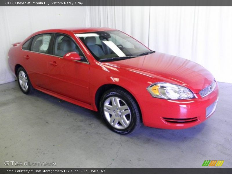 Victory Red / Gray 2012 Chevrolet Impala LT