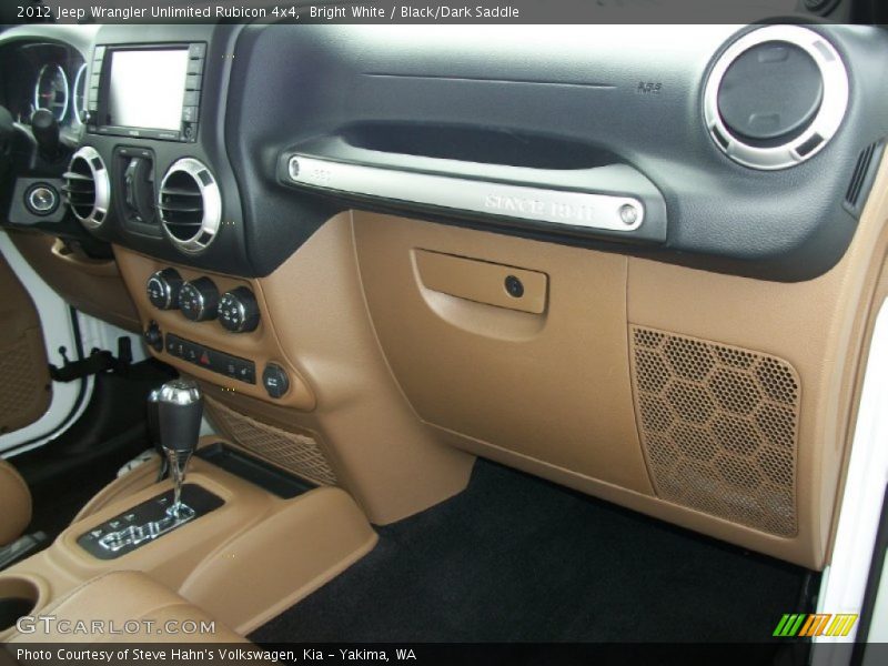Bright White / Black/Dark Saddle 2012 Jeep Wrangler Unlimited Rubicon 4x4