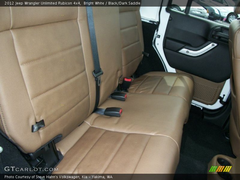 Bright White / Black/Dark Saddle 2012 Jeep Wrangler Unlimited Rubicon 4x4
