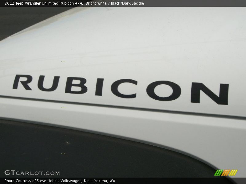 Bright White / Black/Dark Saddle 2012 Jeep Wrangler Unlimited Rubicon 4x4
