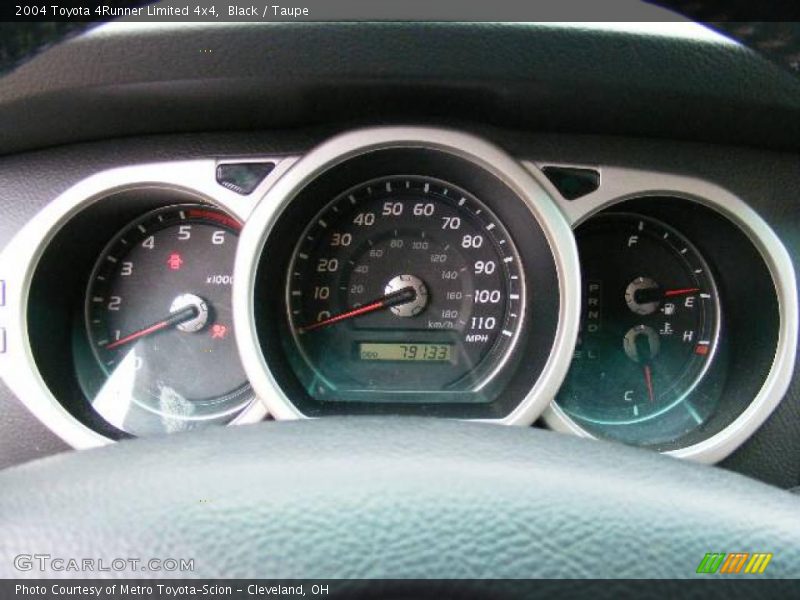 Black / Taupe 2004 Toyota 4Runner Limited 4x4
