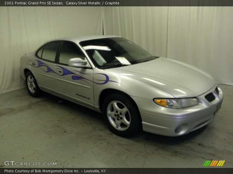 Galaxy Silver Metallic / Graphite 2001 Pontiac Grand Prix SE Sedan