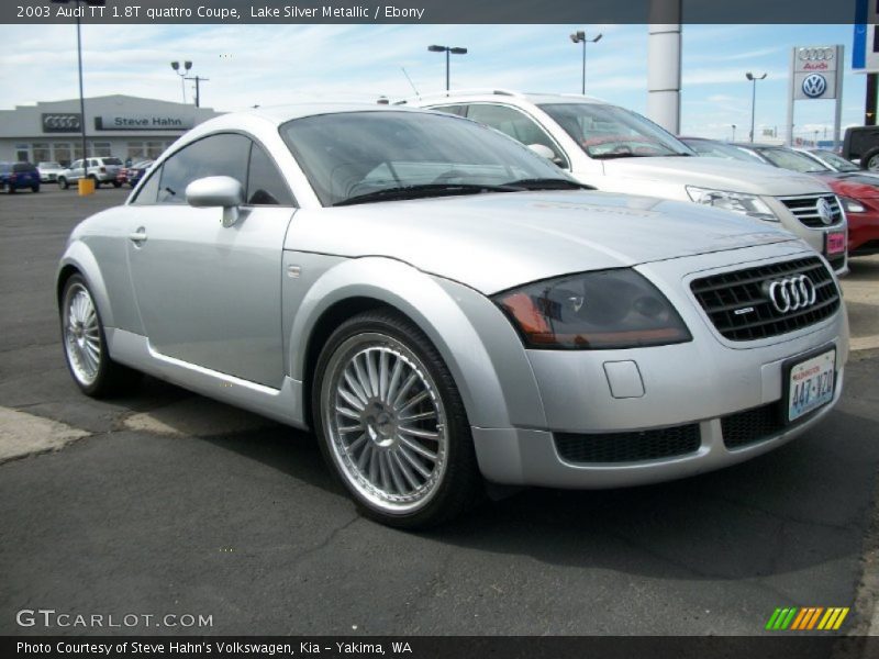Lake Silver Metallic / Ebony 2003 Audi TT 1.8T quattro Coupe