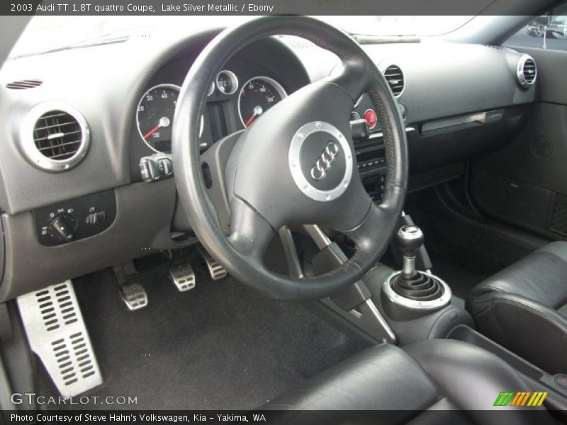  2003 TT 1.8T quattro Coupe Ebony Interior