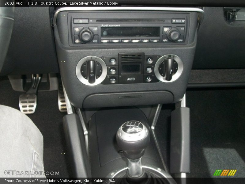 Lake Silver Metallic / Ebony 2003 Audi TT 1.8T quattro Coupe
