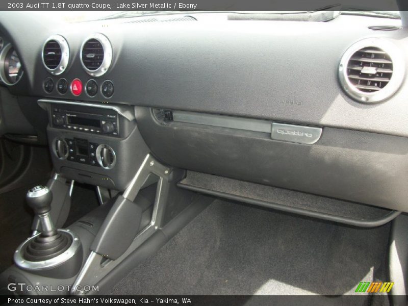 Lake Silver Metallic / Ebony 2003 Audi TT 1.8T quattro Coupe
