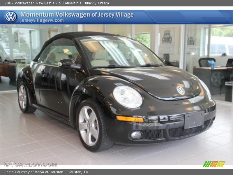 Black / Cream 2007 Volkswagen New Beetle 2.5 Convertible