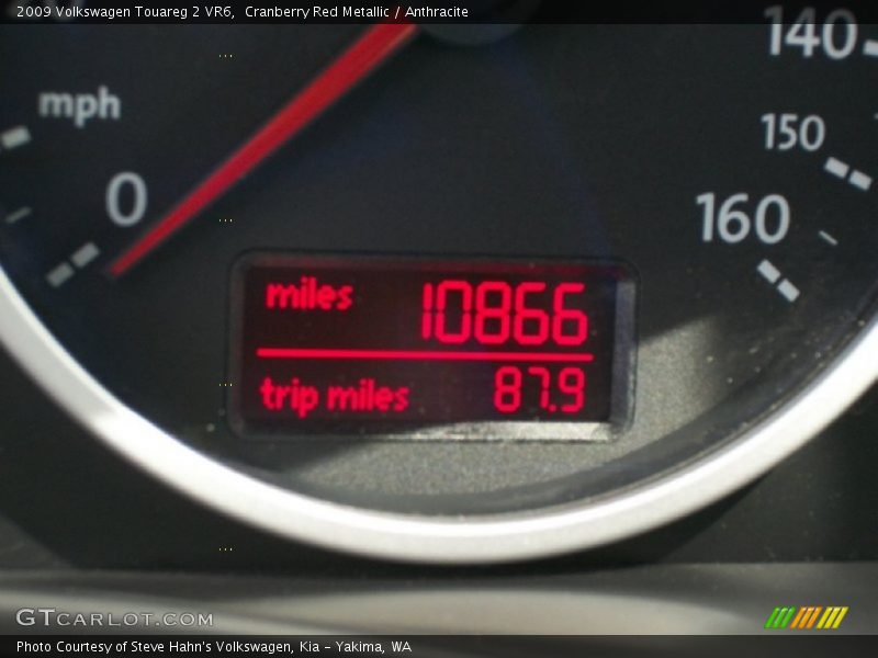 Cranberry Red Metallic / Anthracite 2009 Volkswagen Touareg 2 VR6