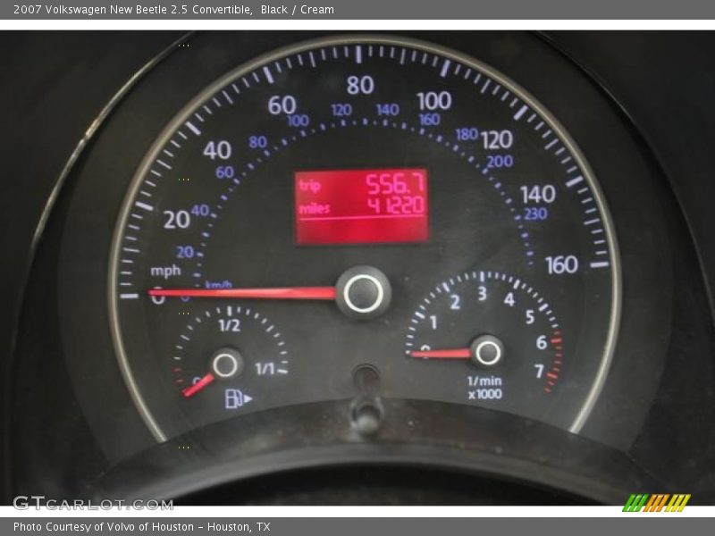 Black / Cream 2007 Volkswagen New Beetle 2.5 Convertible
