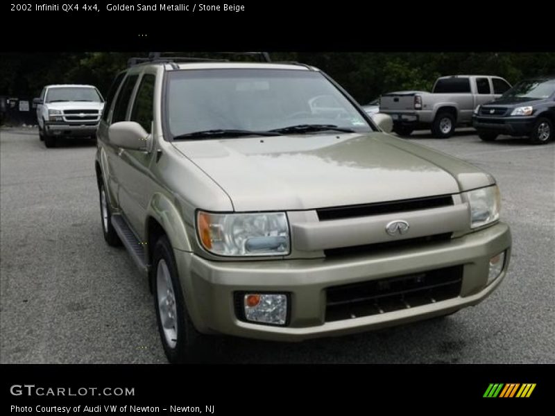 Golden Sand Metallic / Stone Beige 2002 Infiniti QX4 4x4