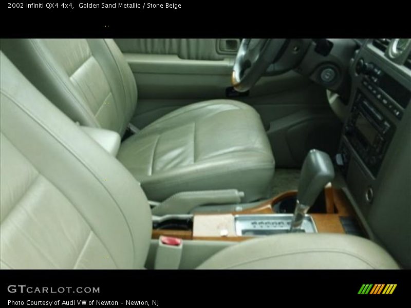 Golden Sand Metallic / Stone Beige 2002 Infiniti QX4 4x4