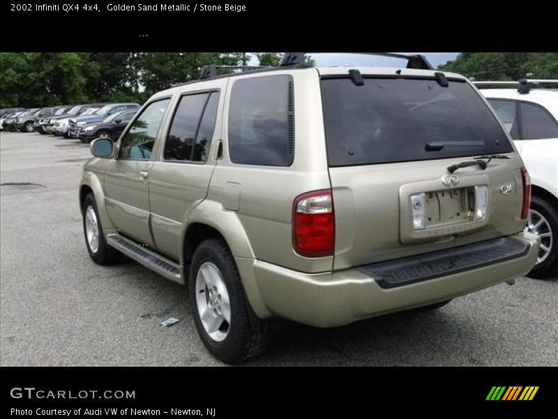 Golden Sand Metallic / Stone Beige 2002 Infiniti QX4 4x4