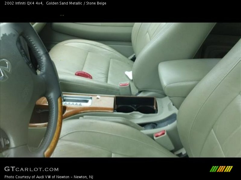 Golden Sand Metallic / Stone Beige 2002 Infiniti QX4 4x4