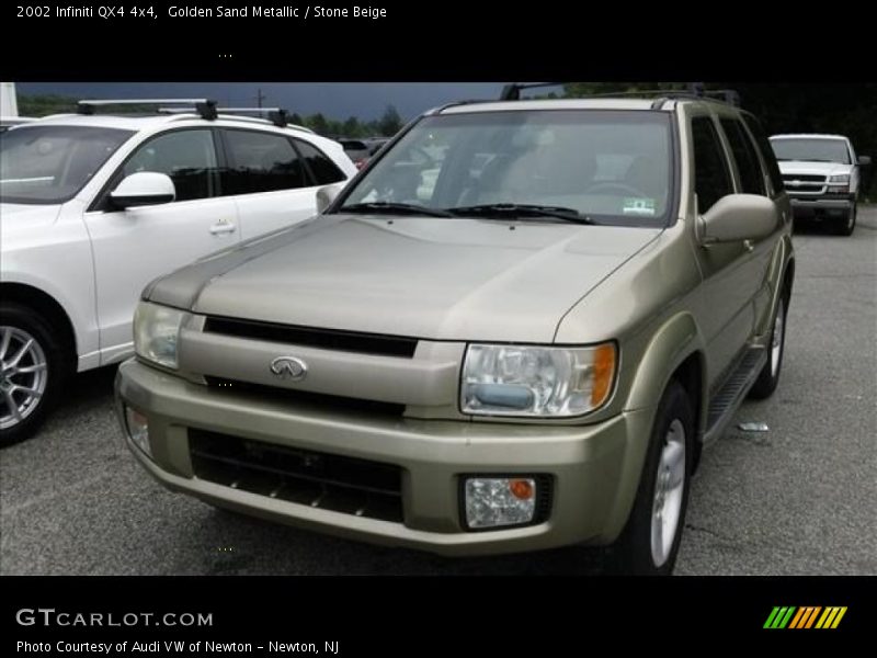 Golden Sand Metallic / Stone Beige 2002 Infiniti QX4 4x4
