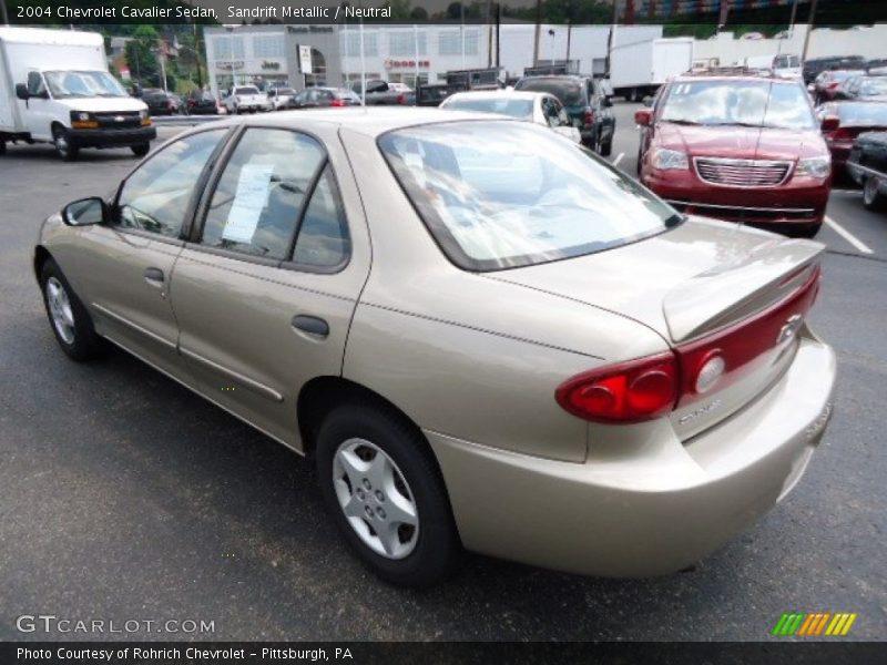 Sandrift Metallic / Neutral 2004 Chevrolet Cavalier Sedan