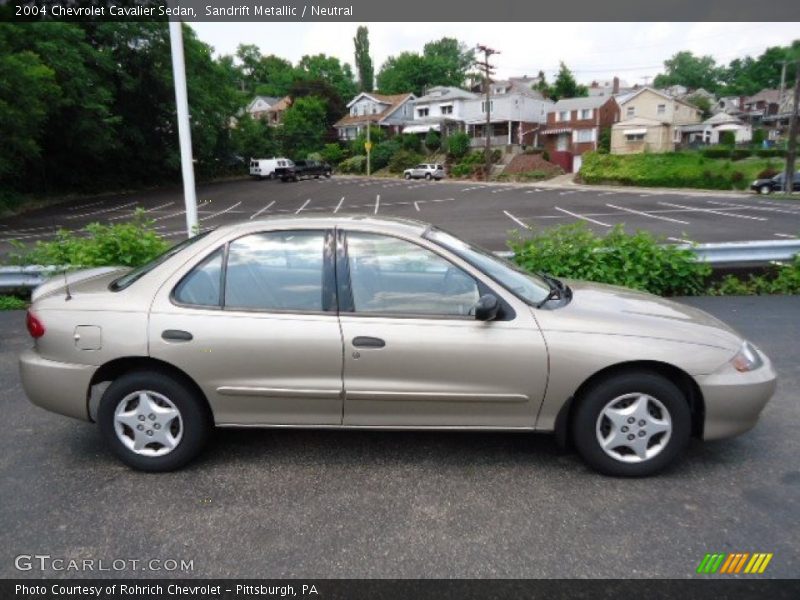 Sandrift Metallic / Neutral 2004 Chevrolet Cavalier Sedan