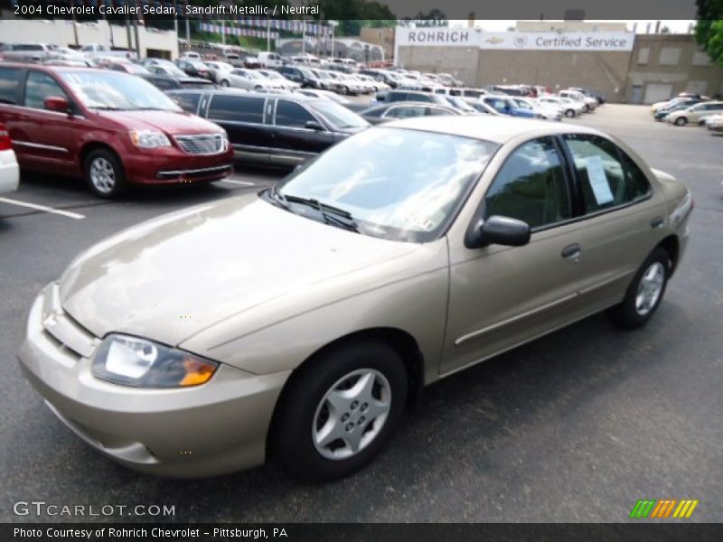 Sandrift Metallic / Neutral 2004 Chevrolet Cavalier Sedan