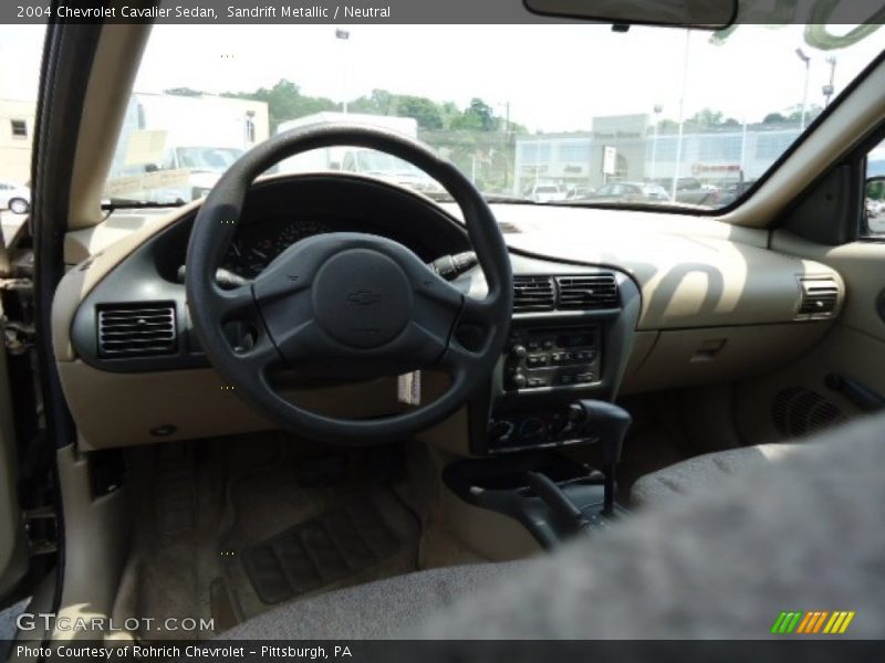 Sandrift Metallic / Neutral 2004 Chevrolet Cavalier Sedan