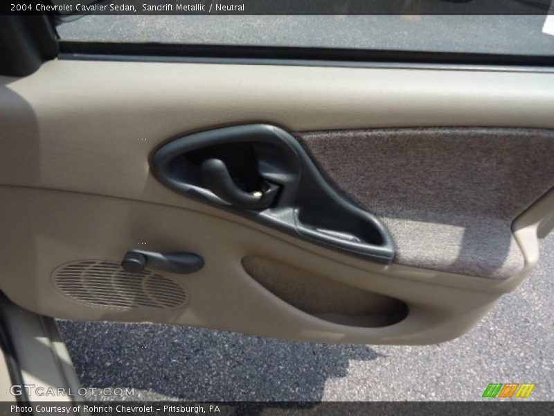 Sandrift Metallic / Neutral 2004 Chevrolet Cavalier Sedan