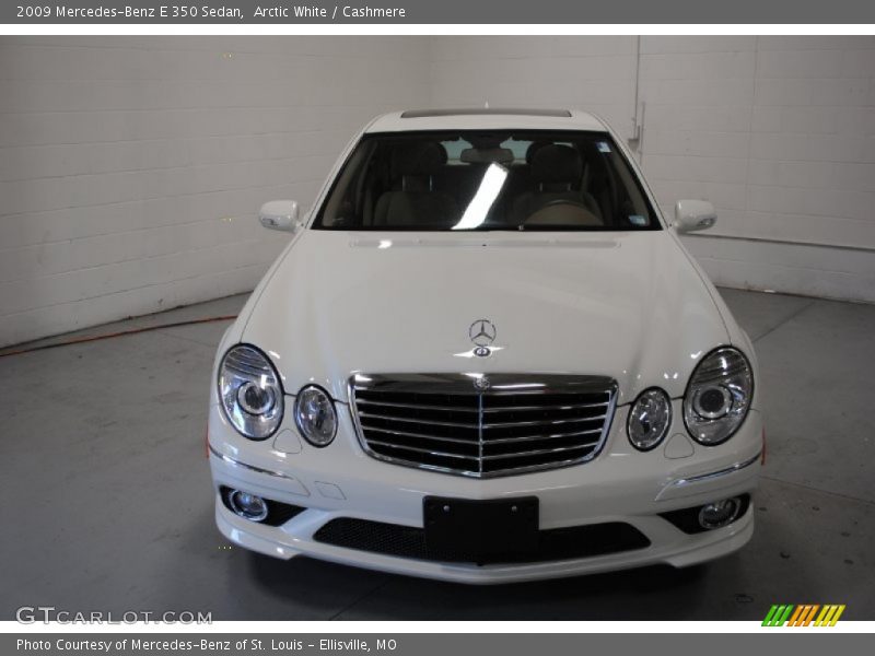 Arctic White / Cashmere 2009 Mercedes-Benz E 350 Sedan