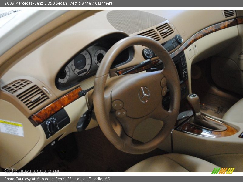 Arctic White / Cashmere 2009 Mercedes-Benz E 350 Sedan
