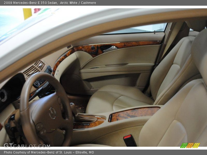 Arctic White / Cashmere 2009 Mercedes-Benz E 350 Sedan