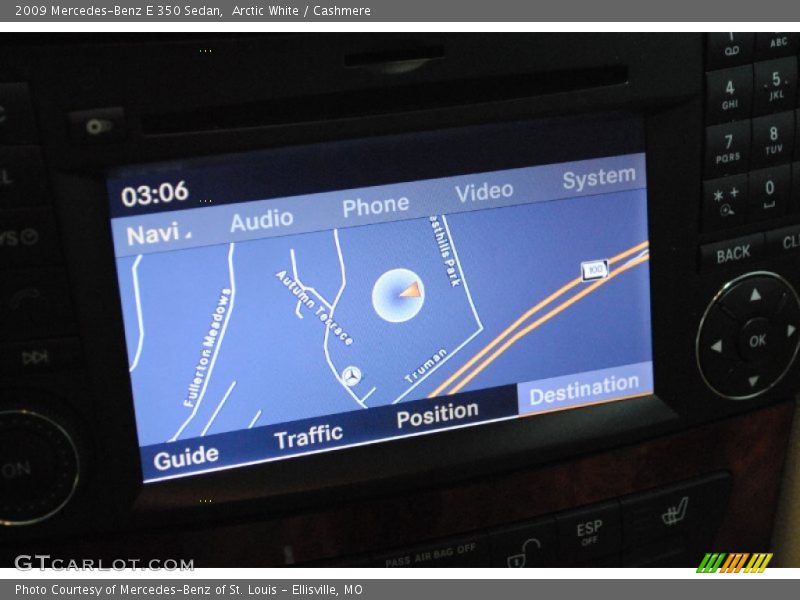 Arctic White / Cashmere 2009 Mercedes-Benz E 350 Sedan