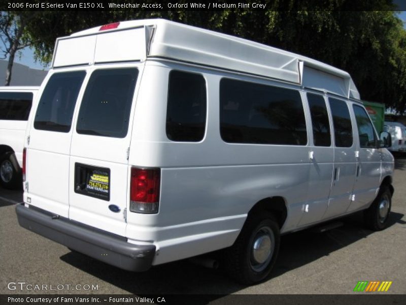 Oxford White / Medium Flint Grey 2006 Ford E Series Van E150 XL  Wheelchair Access