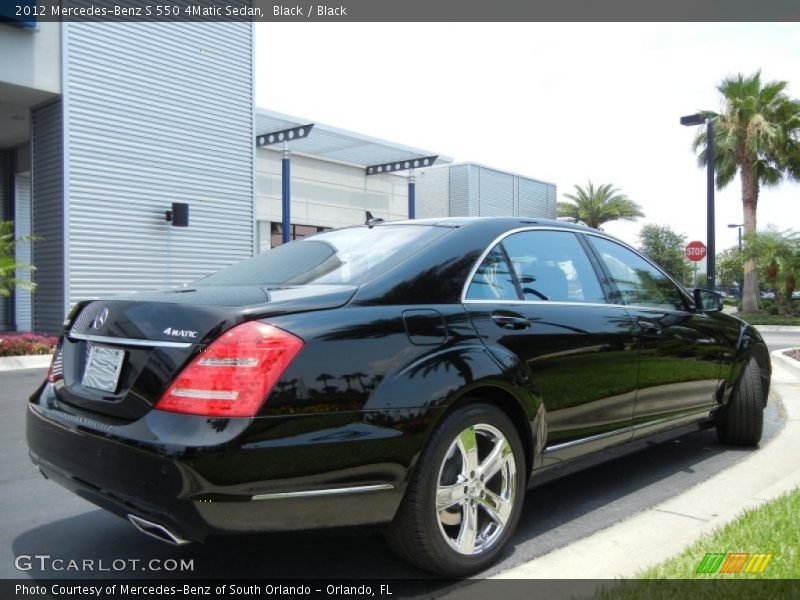 Black / Black 2012 Mercedes-Benz S 550 4Matic Sedan