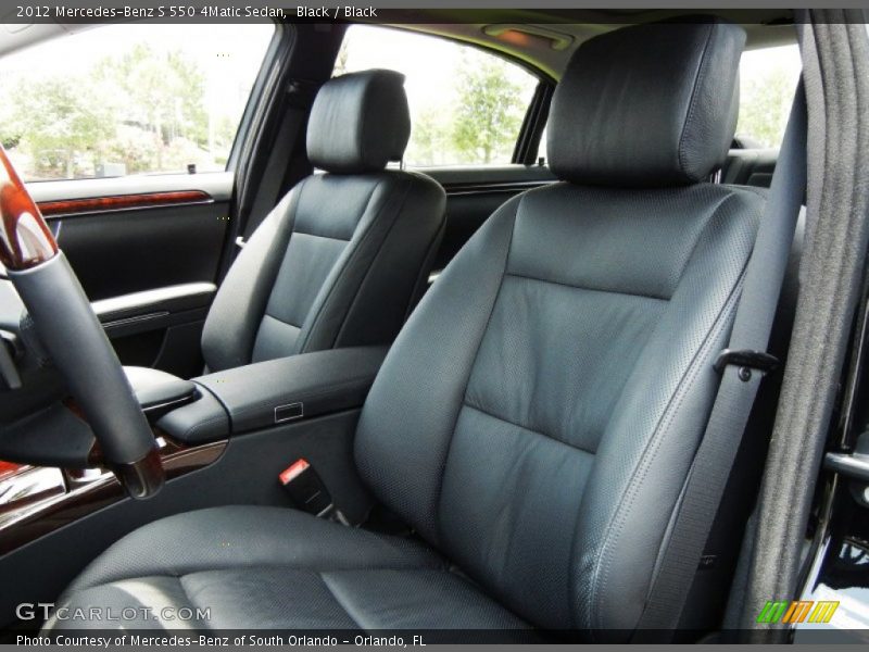 Black / Black 2012 Mercedes-Benz S 550 4Matic Sedan